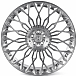 Кованые диски H260126U SKILL SL237-SB610 23 J10 ET35 5x108 63.4 матовый браш прозрачный