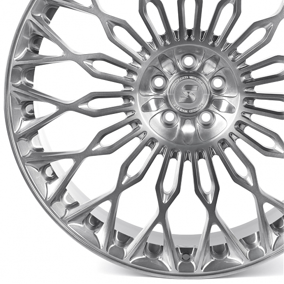 Кованые диски H260126U SKILL SL237-SB610 23 J10 ET35 5x108 63.4 матовый браш прозрачный: Фото 2