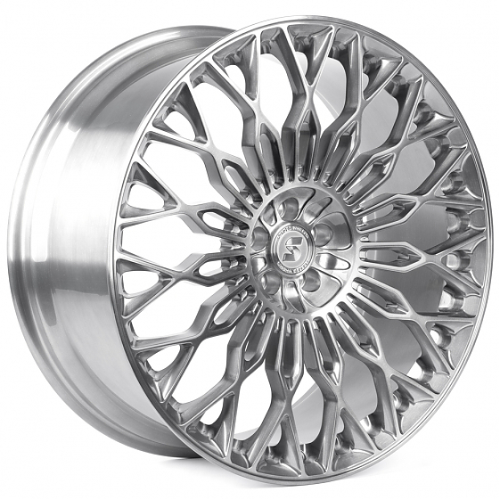 Кованые диски H260126U SKILL SL237-SB610 23 J10 ET35 5x108 63.4 матовый браш прозрачный: Фото 4