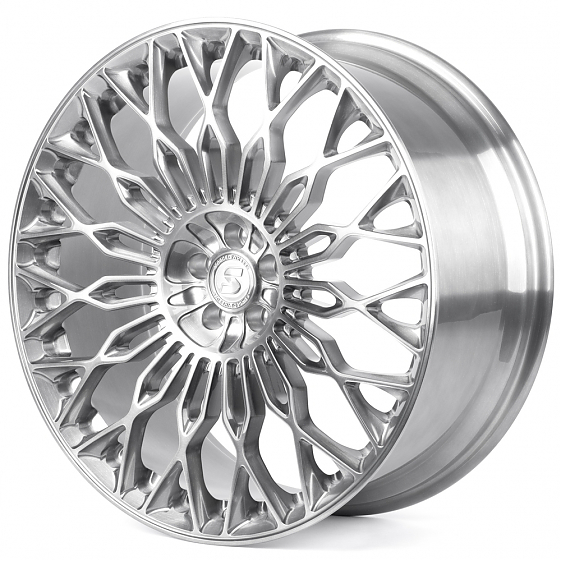 Кованые диски H260126U SKILL SL237-SB610 23 J10 ET35 5x108 63.4 матовый браш прозрачный: Фото 5