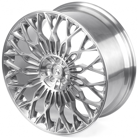 Кованые диски H260126U SKILL SL237-SB610 23 J10 ET35 5x108 63.4 матовый браш прозрачный: Фото 6