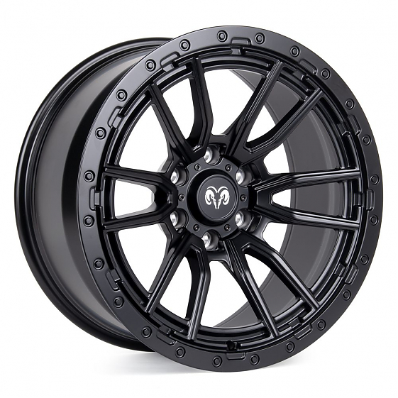 Кованые диски H250824A SKILL SV127-SL223 20 J10 ET-10 6x139.7 77.8 черный матовый: Фото 4