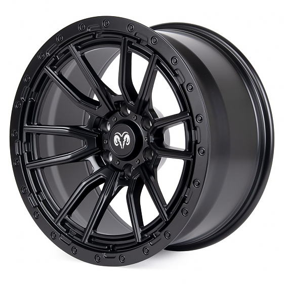 Кованые диски H250824A SKILL SV127-SL223 20 J10 ET-10 6x139.7 77.8 черный матовый: Фото 5