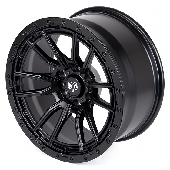 Кованые диски H250824A SKILL SV127-SL223 20 J10 ET-10 6x139.7 77.8 черный матовый: Фото 6