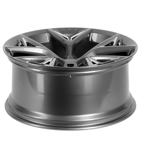 Кованые диски 230220X SKILL SL685-CT379 21 J10 ET20 5x112 66.5 графит + полированные спицы: Фото 2