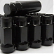 Комплект гаек 20016 Muteki конус 12x1,25 чёрный HEX 17