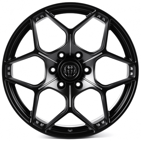 Кованые диски H260320Y SKILL SV310-SB563 20 J9 ET19 6x139.7 77.8 чёрный матовый + полировка + тёмный: Фото 1