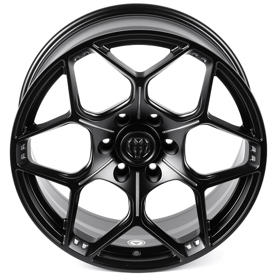 Кованые диски H260320Y SKILL SV310-SB563 20 J9 ET19 6x139.7 77.8 чёрный матовый + полировка + тёмный: Фото 3