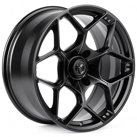 Кованые диски H260320Y SKILL SV310-SB563 20 J9 ET19 6x139.7 77.8 чёрный матовый + полировка + тёмный: Фото 4