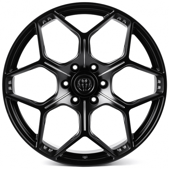 Кованые диски H260320T SKILL SV310-SL251 22 J9 ET19 6x139.7 77.8 чёрный матовый + полировка + тёмный: Фото 1