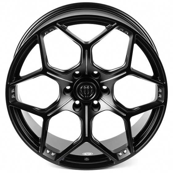 Кованые диски H260320T SKILL SV310-SL251 22 J9 ET19 6x139.7 77.8 чёрный матовый + полировка + тёмный: Фото 3