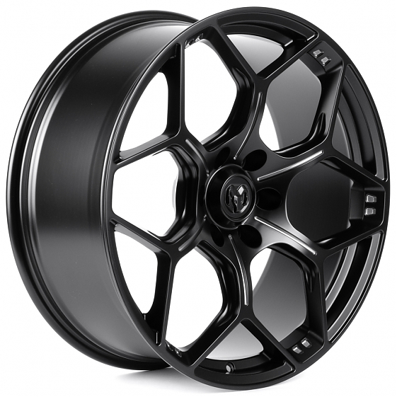Кованые диски H260320T SKILL SV310-SL251 22 J9 ET19 6x139.7 77.8 чёрный матовый + полировка + тёмный: Фото 4