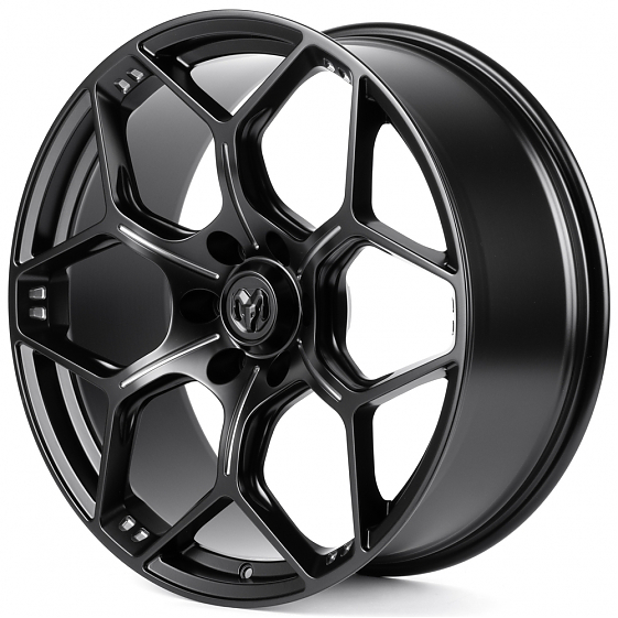 Кованые диски H260320T SKILL SV310-SL251 22 J9 ET19 6x139.7 77.8 чёрный матовый + полировка + тёмный: Фото 5