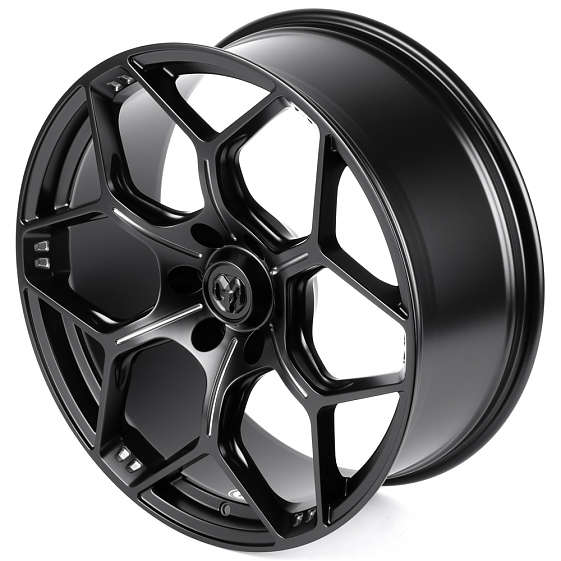Кованые диски H260320T SKILL SV310-SL251 22 J9 ET19 6x139.7 77.8 чёрный матовый + полировка + тёмный: Фото 6