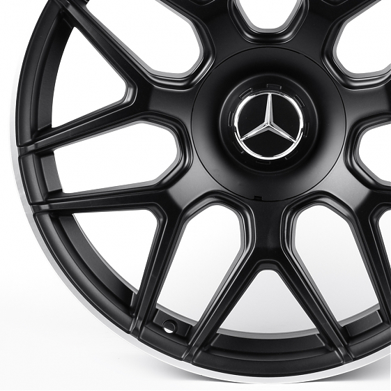Литые диски 82350 Mercedes-Benz IV09220-FG610 20 J8.5 ET35 5x130 84.1 чёрный матовый + полированный : Фото 2