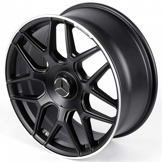 Литые диски 82350 Mercedes-Benz IV09220-FG610 20 J8.5 ET35 5x130 84.1 чёрный матовый + полированный : Фото 6