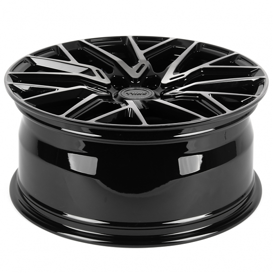 Кованые диски H241206C SKILL SV175-SV451 20 J9 ET28 6x139.7 106.1 чёрный глянцевый + полированные сп: Фото 7