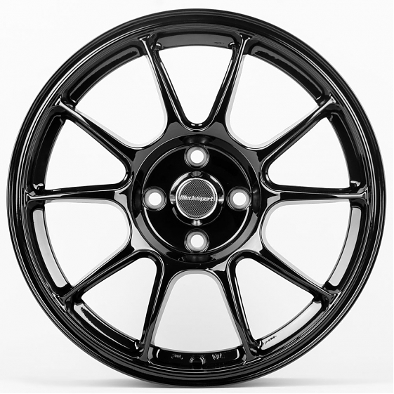 Литые диски 80558 Weds DQ011-DS172 16 J7 ET35 4x100 73.1 чёрный глянцевый: Фото 1