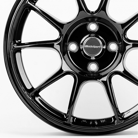 Литые диски 80558 Weds DQ011-DS172 16 J7 ET35 4x100 73.1 чёрный глянцевый: Фото 2