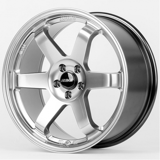 Литые диски 80584 Rays E500-CS243 18 J8.5 ET35 5x100 73.1 серебро тёмное: Фото 5