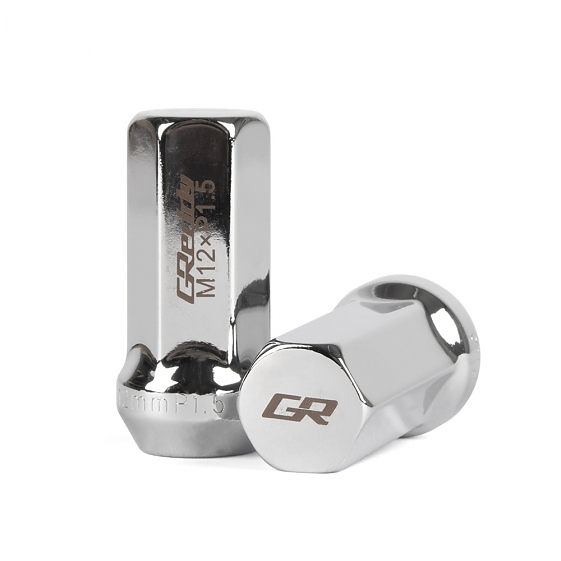 Комплект гаек 20165 Greddy M86 конус 12x1,25 44.5mm серебро HEX 17: Фото 2