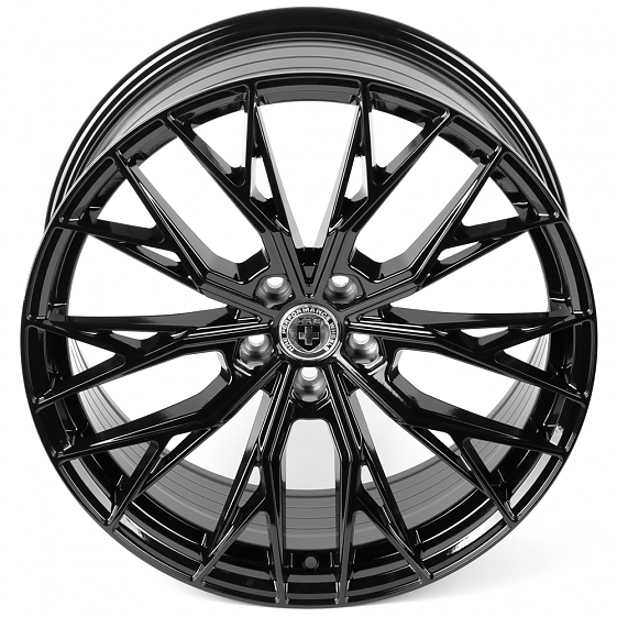 Литые диски 82476 HRE XF015 20 J8.5 ET35 5x114.3 73.1 чёрный глянцевый: Фото 3