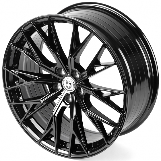 Литые диски 82476 HRE XF015 20 J8.5 ET35 5x114.3 73.1 чёрный глянцевый: Фото 6