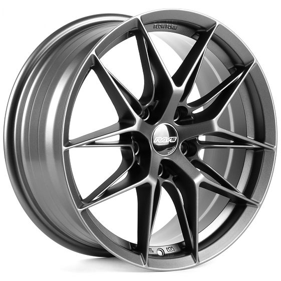 Литые диски 82633 BBS DX249 17 J7.5 ET35 5x114.3 73.1 графит матовый: Фото 4
