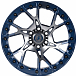 Кованые диски H241206i SKILL SV307-SL222 20 J9.5 ET20 6x135 87.1 синий матовый + полировка + темный 