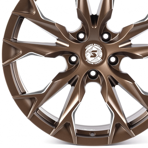 Кованые диски H260612E SKILL SV172-CS412 20 J9 ET25 5x127 71.5 бронза матовая + полировка: Фото 2