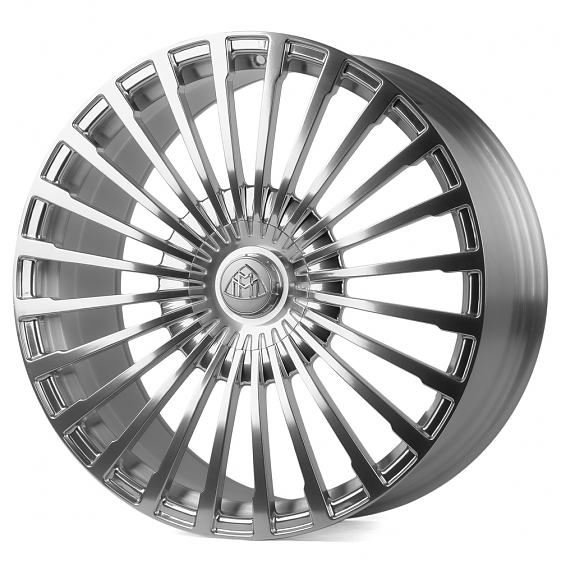 Кованые диски 71625 FG826-DS239 22 J11 ET42 5x112 66.6 серебро: Фото 6