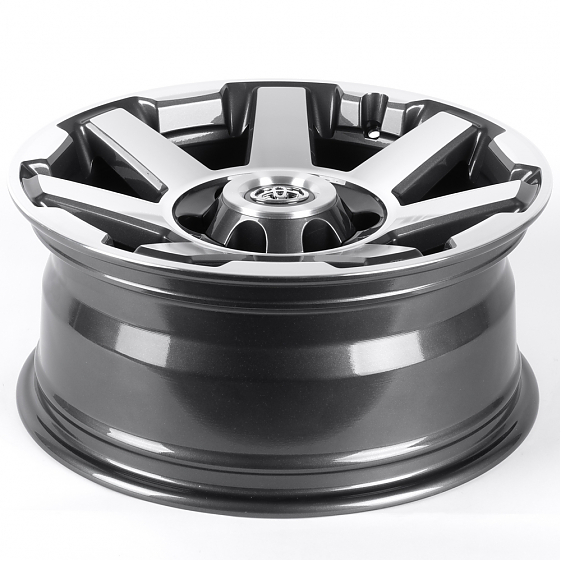 Литые диски 82039 Toyota IVF-3363-DS315 17 J7.5 ET15 6x139.7 106.1 графит глянцевый + полированные с: Фото 7