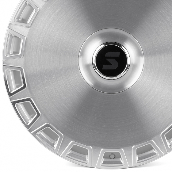 Кованые диски H260609S SKILL SL515-CS442 22 J9 ET28 6x139.7 78.1 серебро + полированные спицы: Фото 2