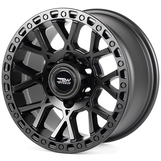 Литые диски 81510 TCW 2635-CT470 16 J8 ET0 6x139.7 110.1 чёрный матовый: Фото 4