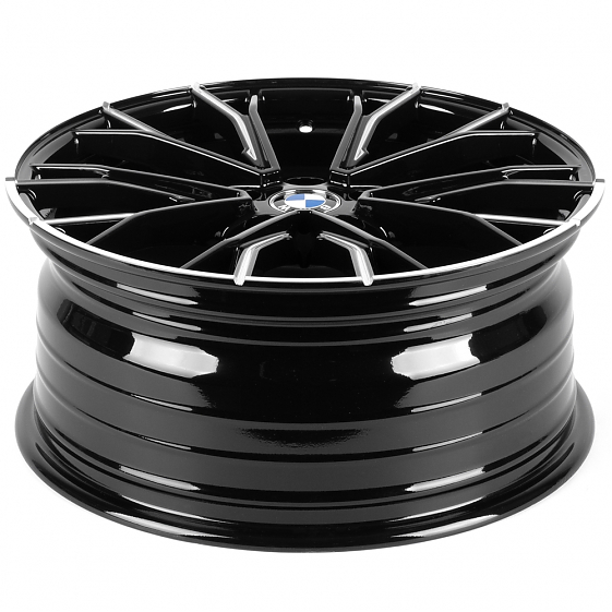 Литые диски 82599 BMW iV-1197 18 J8 ET35 5x112 66.56 чёрный глянцевый + полировка: Фото 7