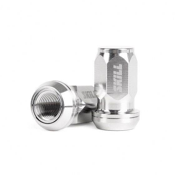 Гайка 90136 SKILL ST003 конус 14X1,5 40mm серебро HEX 19: Фото 1