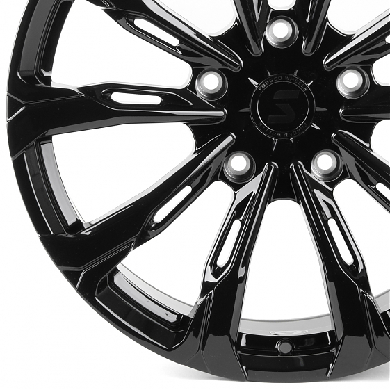 Кованые диски H260206C SKILL SV671-SL221 20 J9 ET45 5x150 110.1 чёрный глянцевый: Фото 2