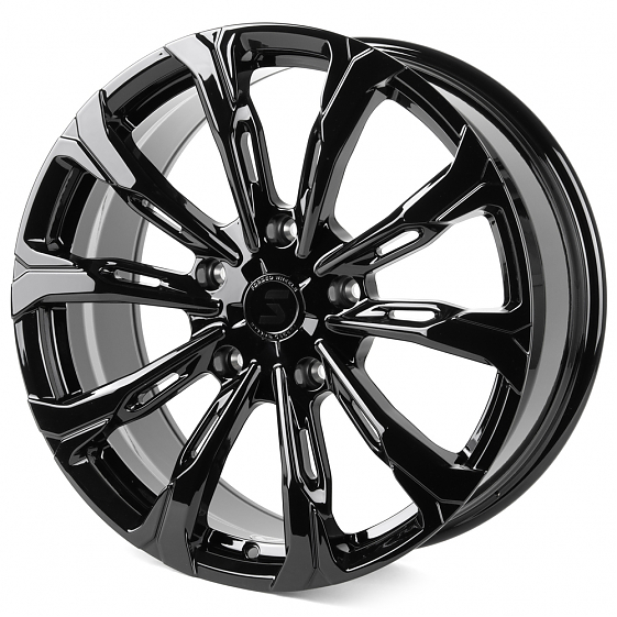 Кованые диски H260206C SKILL SV671-SL221 20 J9 ET45 5x150 110.1 чёрный глянцевый: Фото 5