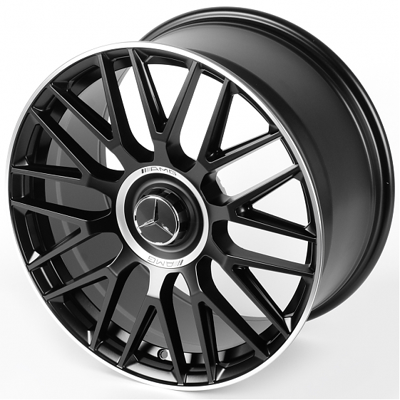 Литые диски 81678 Mercedes-Benz FC932-DS347 19 J9.5 ET43 5x112 66,56 чёрный матовый + полированный о: Фото 6