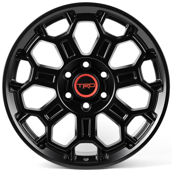 Литые диски 82545 TRD FA672 20 J9 ET12 6x139.7 106.1 чёрный матовый: Фото 1
