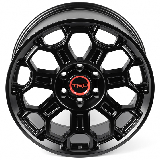 Литые диски 82545 TRD FA672 20 J9 ET12 6x139.7 106.1 чёрный матовый: Фото 3