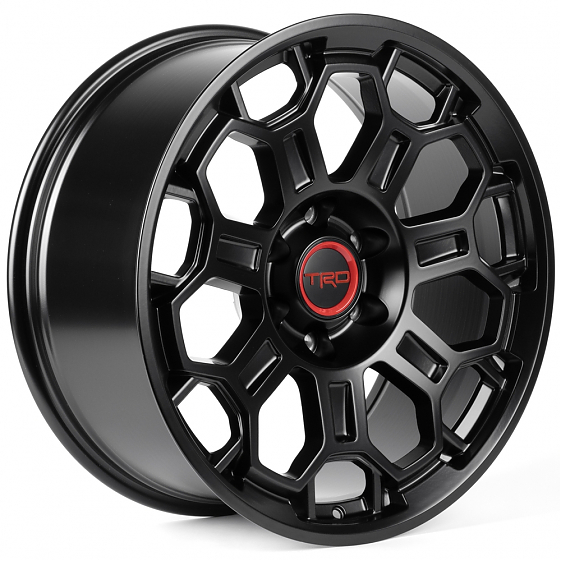 Литые диски 82545 TRD FA672 20 J9 ET12 6x139.7 106.1 чёрный матовый: Фото 4