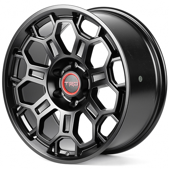 Литые диски 82545 TRD FA672 20 J9 ET12 6x139.7 106.1 чёрный матовый: Фото 5