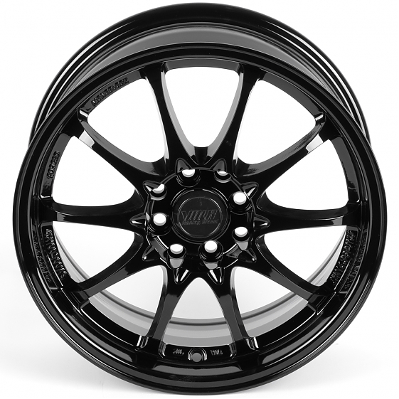 Литые диски 82010 Rays 10843-DS305 16 J7 ET35 4x100/4x114.3 73.1 чёрный глянцевый: Фото 3