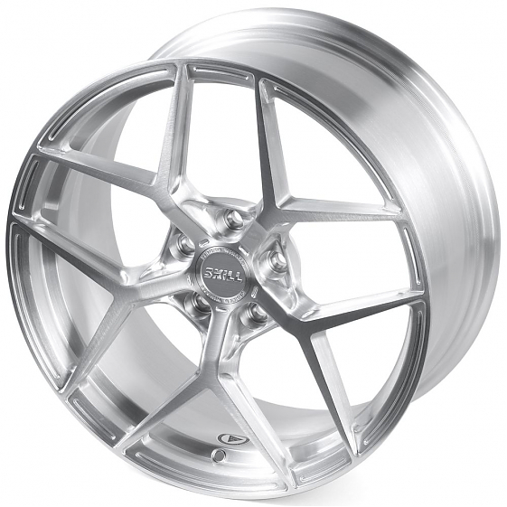 Кованые диски H240703A SKILL SL032-SV419 18 J8 ET40 5x112 57.1 серебро: Фото 5