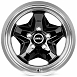 Кованые диски H230612A SKILL SV911-SV274 17 J8.5 ET12 5x127 71.5 чёрный + полированный обод