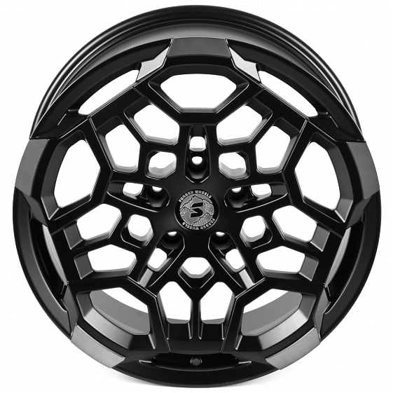 Кованые диски H250917P SKILL SV171-CS411 20 J8.5 ET20 5x127 71.5 чёрный матовый + полировка + тёмный: Фото 10