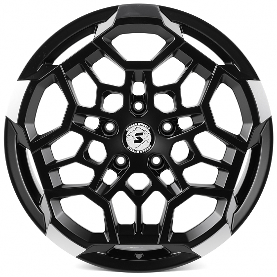 Кованые диски H260612W SKILL SV171-SK333 20 J9 ET25 5x127 71.5 чёрный матовый + полировка: Фото 1