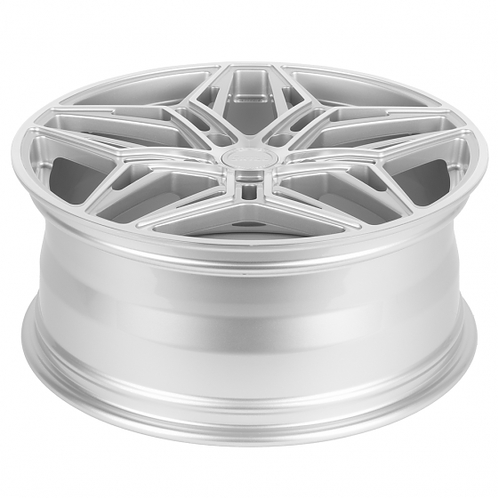 Кованые диски H231030H SKILL SL354-FG465 20 J8.5 ET50 5x127 71.5 серебро + полированные спицы: Фото 7