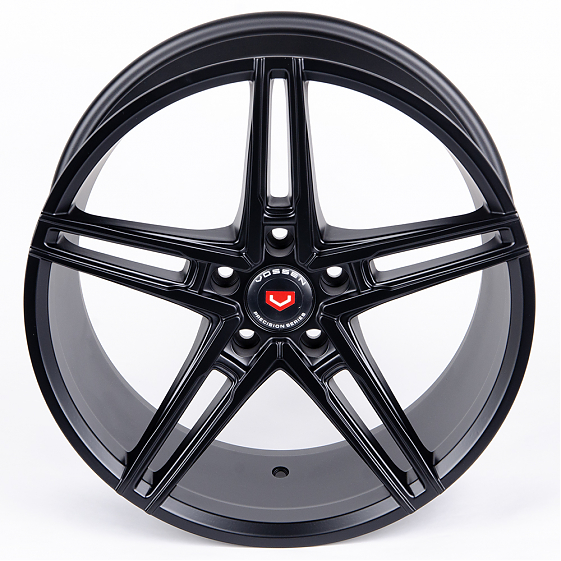 Литые диски 80724 Vossen TC02-CT355 18 J8.5 ET35 5x114.3 73.1 чёрный матовый: Фото 2